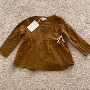 NWT Jamie Kay 3T organic cotton wrap top